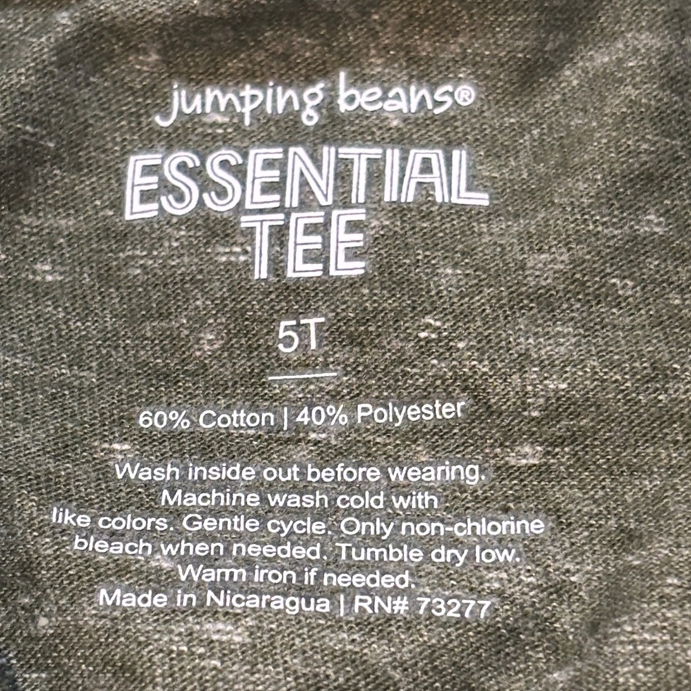 Jumping Beans Shark Graphic 2 Tee Set Boys Casual Green Blue 5T NWT - Picture 5 of 6
